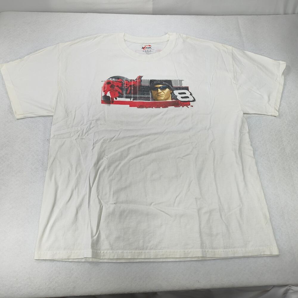 NASCAR Chase Dale Jr 8 Graphic Short Sleeve Racing T Shirt Mens Size L White - Picture 2 of 8